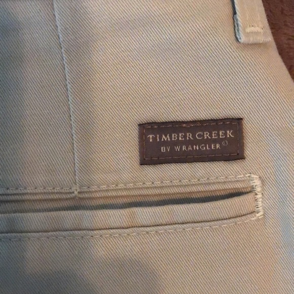 Timbercreek by Wrangler Tan Pleated Front Twill Slacks - Picture 4 of 7